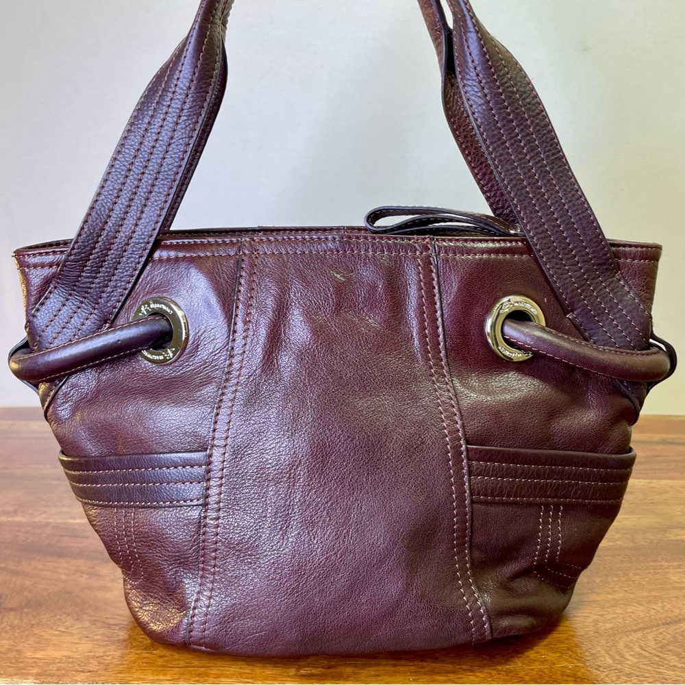 b.makowsky Genuine Leather Hobo Brown  A93569